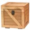 Stackable Wooden Cargo Crate Storage Chest Decorative Storage Box Large Rustic Design